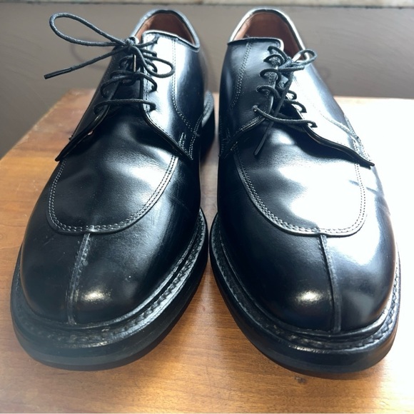 Allen Edmonds Ashton Black Shell leather Split Toe Derby Dress Shoes Sz 10D - Picture 3 of 12